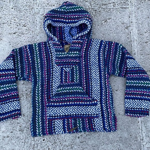 BAJA JOE Kids Jacket Hoodie Warm Winter Mexican Sweatshirt Size S kid - Picture 4 of 6